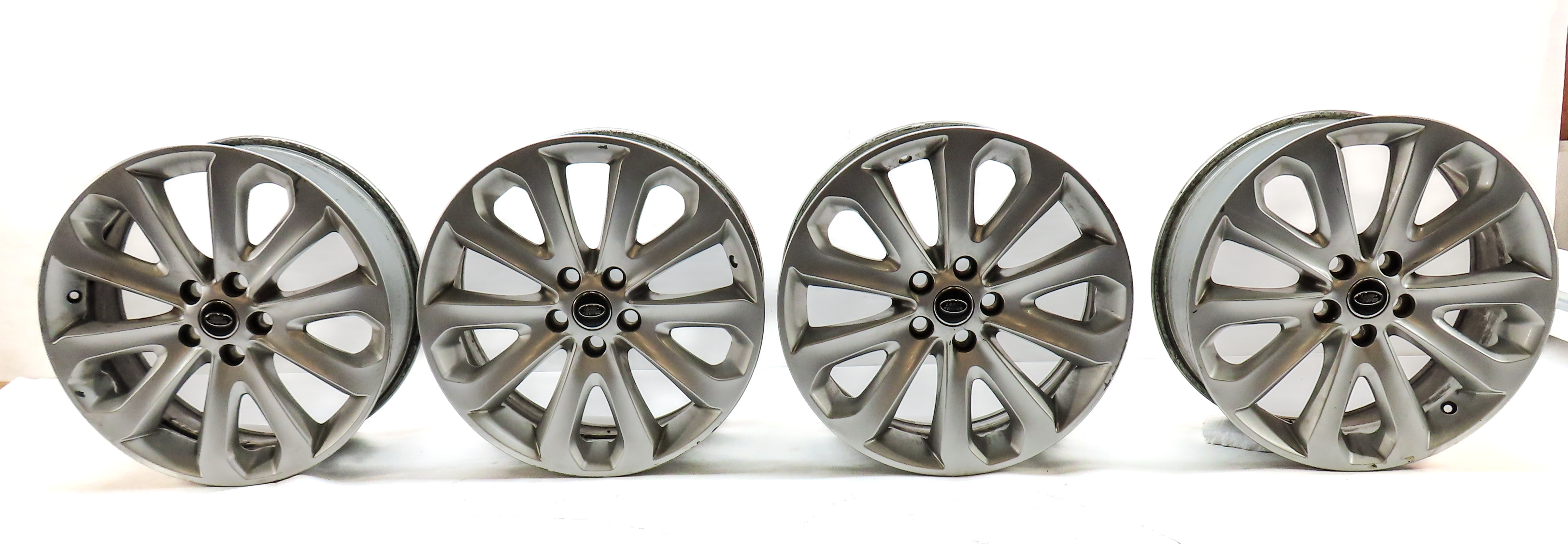 13-17 RANGE ROVER (L405) 20x8.5 ALUMINUM ALLOY 5-SPLIT SPOKE WHEEL RIM SET/4 — exact item pictured